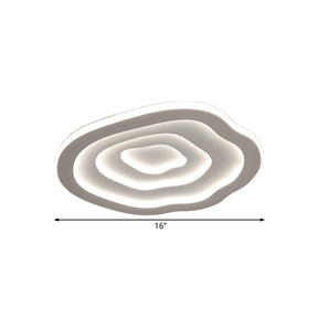 Ripple LED Ceiling Lamp | Modern Flush Mount Light