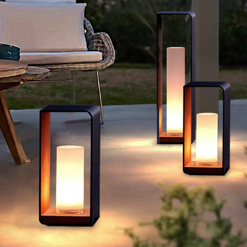 Modern Square Outdoor LED Light | Waterproof Solar LED Light