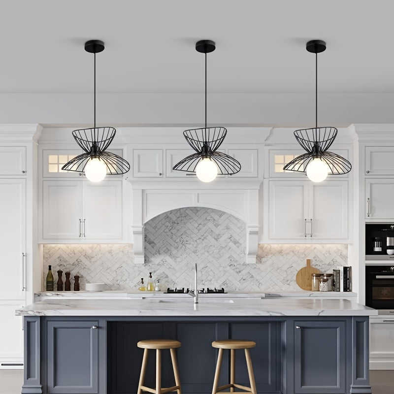 Retro Black Pendant Light | Adjustable Industrial Design