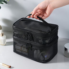 Nécessaire de Viagem Organizador de Cosméticos Estojo de Armazenamento para o Dia das Mães