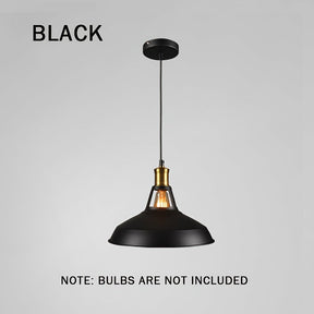 Luminária Pendente de Metal Industrial | Estilo Loft Retrô