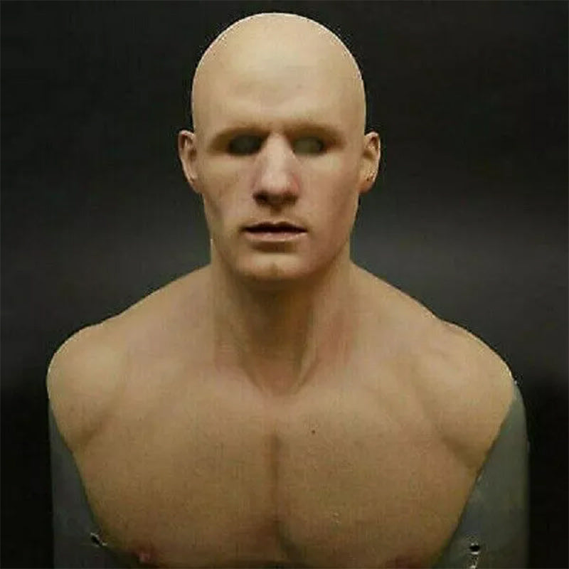 Realistic Full Face Latex Halloween Mask – Cosplay & Costume Wear