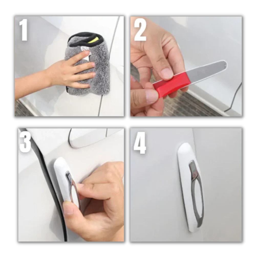 Kit com 4 protetores de porta de carro
