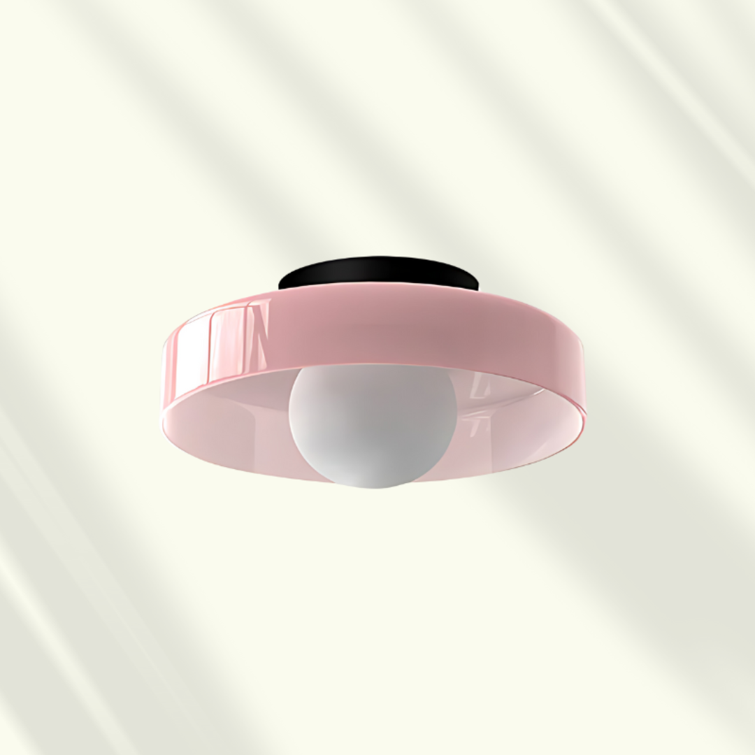 Luminária de Teto LED Moderna | Lustre de Sobrepor Estiloso