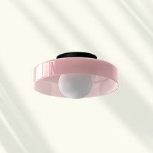 Luminária de Teto LED Moderna | Lustre de Sobrepor Estiloso