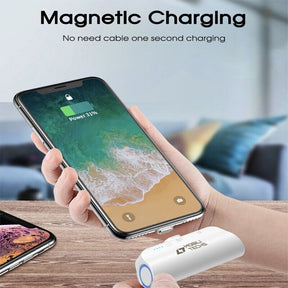 Mini Power Bank Magnético Portátil