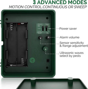 Ultrasonic Bird Repeller for Woodpeckers Outdoor Pest Control Device