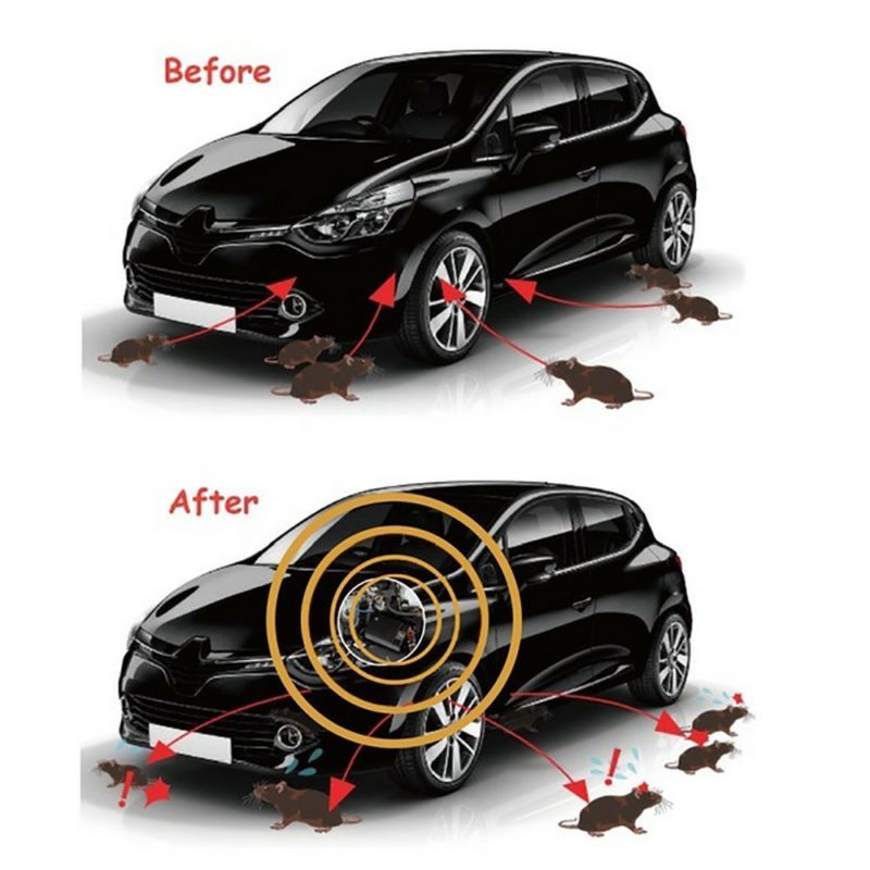Repelente Ultrassônico de Esquilos para Carros - Livre-se dos Esquilos em 48 Horas