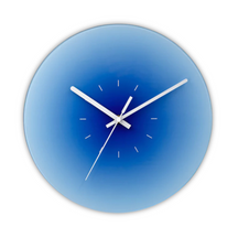 Sunset Glass Wall Clock | Modern Gradient Design