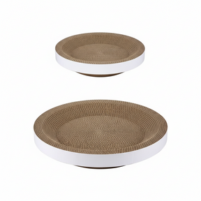 Cama Lounge Redonda de Papelão para Gatos