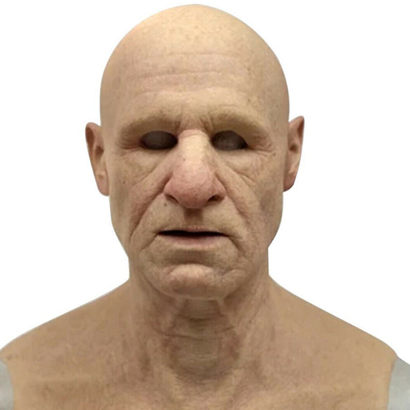 Realistic Full Face Latex Halloween Mask – Cosplay & Costume Wear