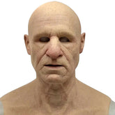 Realistic full-head latex Halloween costume mask for adults