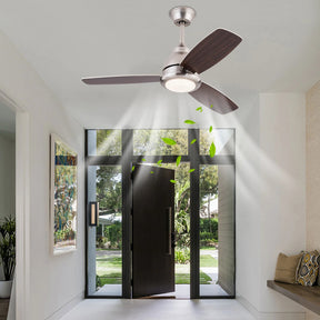 3 blade ceiling fan with light for living room