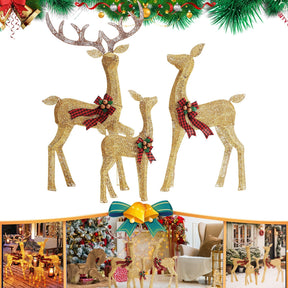 Christmas Outdoor Decorations LED Reindeer Garden Display