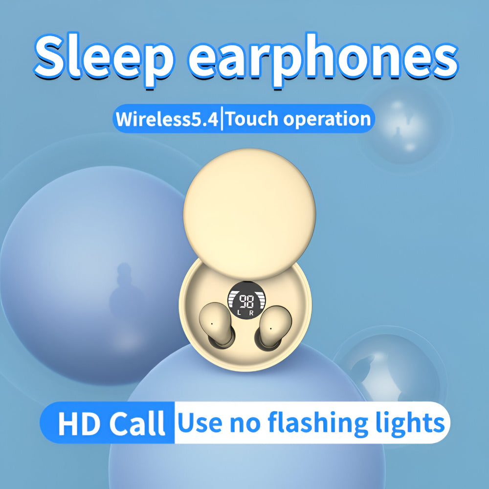 Mini Fones de Ouvido Sem Fio Intra-auriculares com Controle de Toque e Recarregáveis