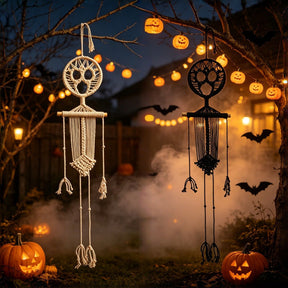 2-Piece Skeleton Macramé Wall Hanging Set