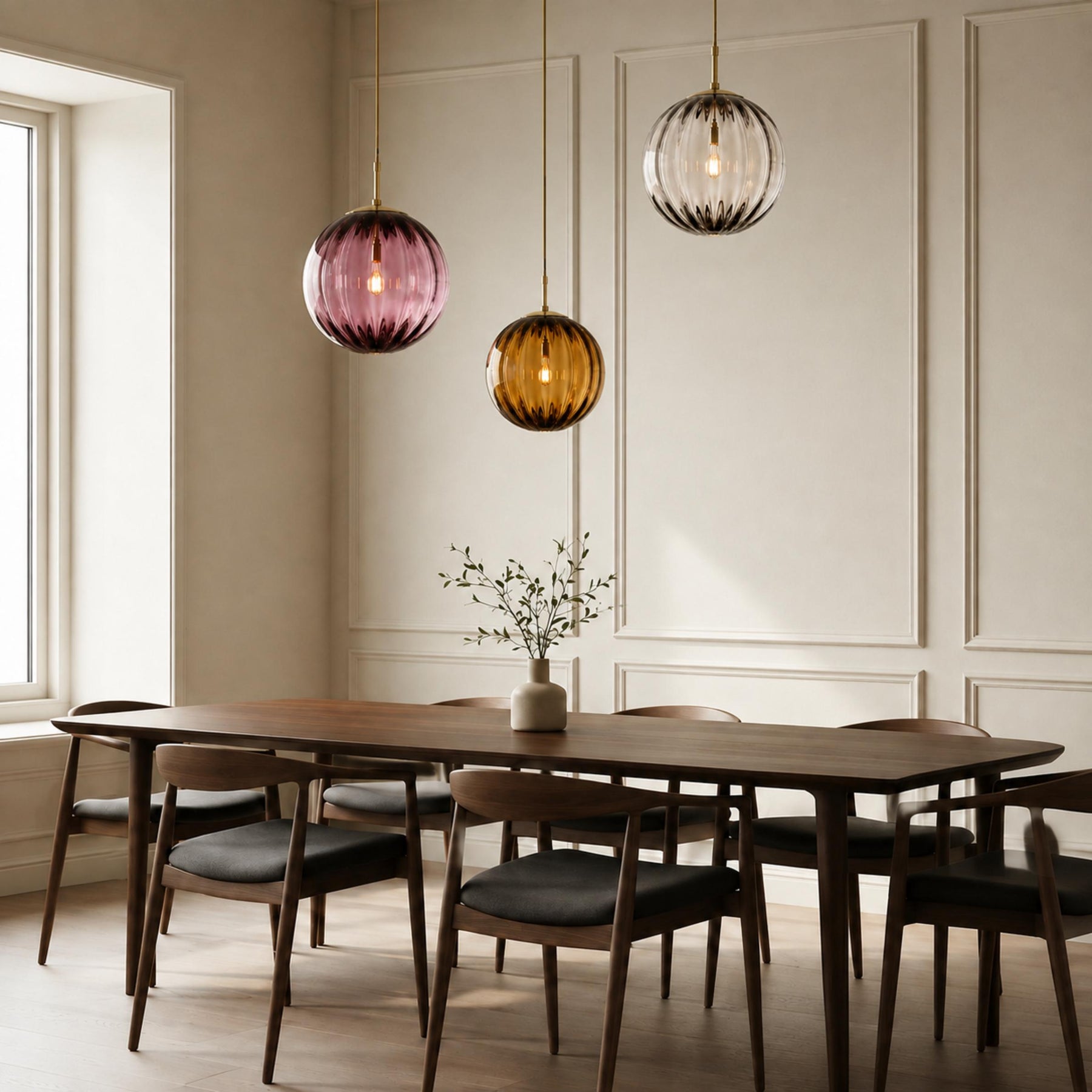 Smoky Glass Pendant Light – pendant light image 2