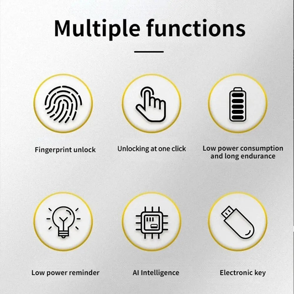 Cadeado Inteligente com Impressão Digital