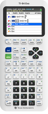 Texas Instruments TI-84 Evo graphing calculator