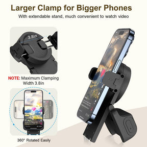 Suporte para Smartphone com Disparador Bluetooth – Estável e Ajuste de 180°
