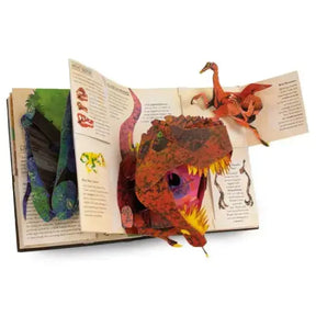 Livro 3D Pop-Up de Dinossauros - Uma Fascinante Jornada Interativa aos Tempos Pré-Históricos
