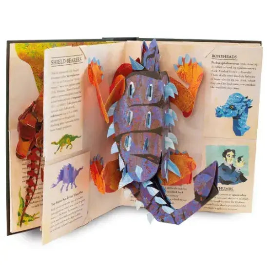 Livro 3D Pop-Up de Dinossauros - Uma Fascinante Jornada Interativa aos Tempos Pré-Históricos