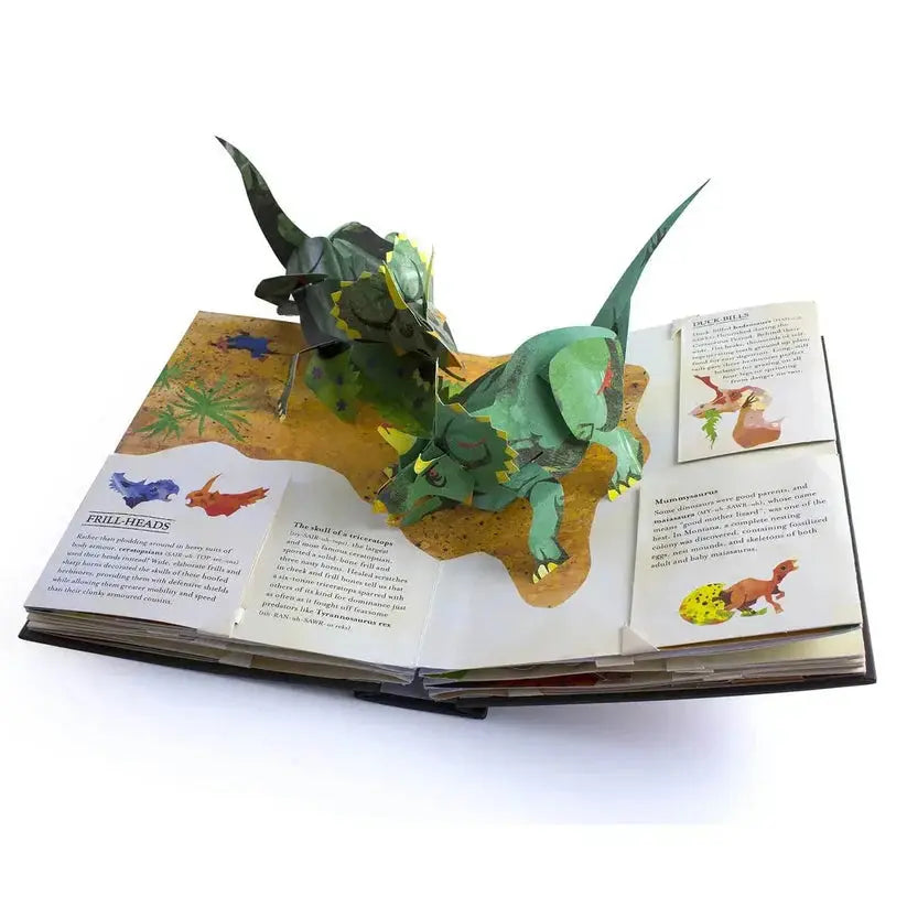 Livro 3D Pop-Up de Dinossauros - Uma Fascinante Jornada Interativa aos Tempos Pré-Históricos