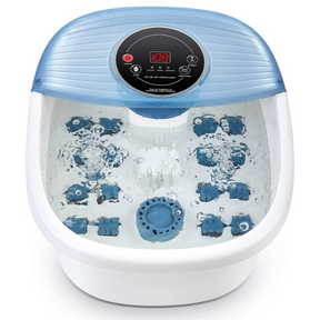Massageador de Pés com Vibração e Controle de Temperatura