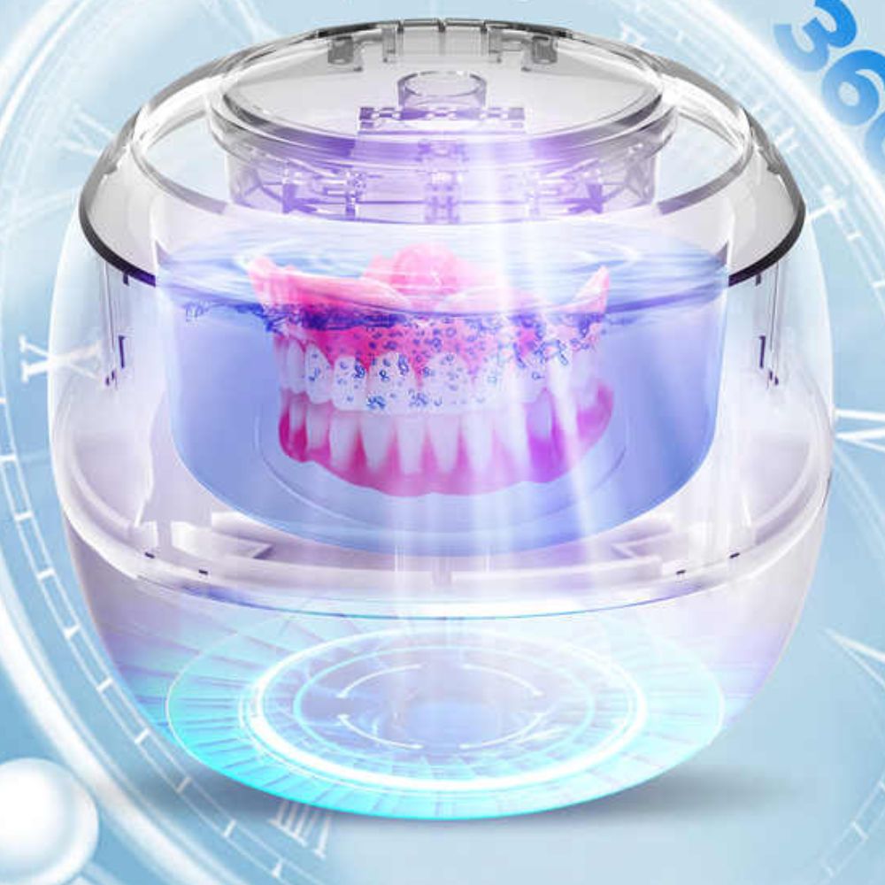 Limpador Ultrassônico Portátil para Próteses Dentárias