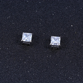 Brincos de Pressão Premium Unissex com Design de Cristal Magnético