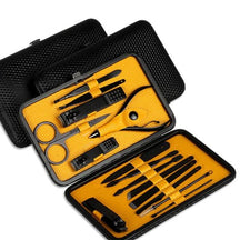 Conjunto de Manicure Profissional de 15 Peças com Estojo de Viagem