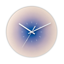 Sunset Glass Wall Clock | Modern Gradient Design