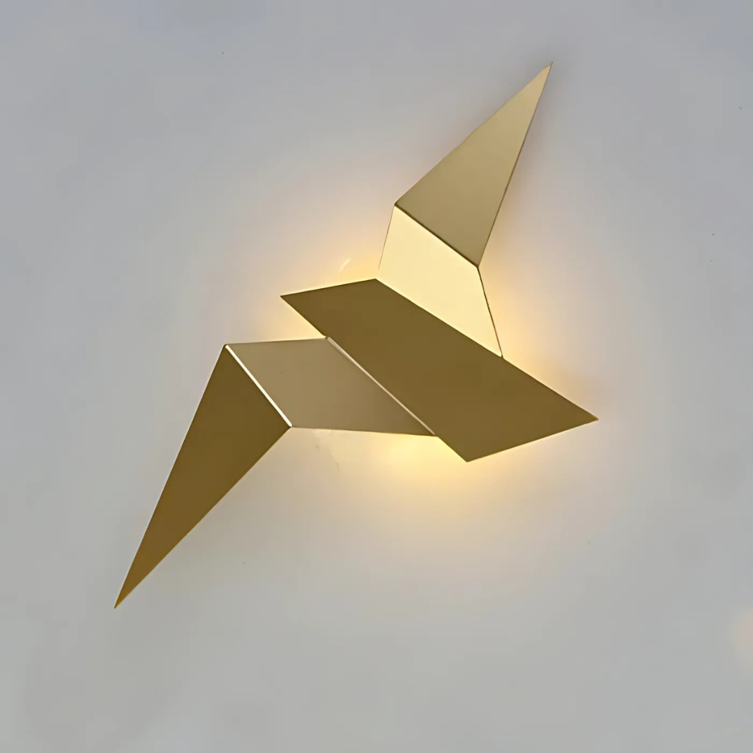 Origami Wall Lamp | Unique Modern Indoor LED Sconce