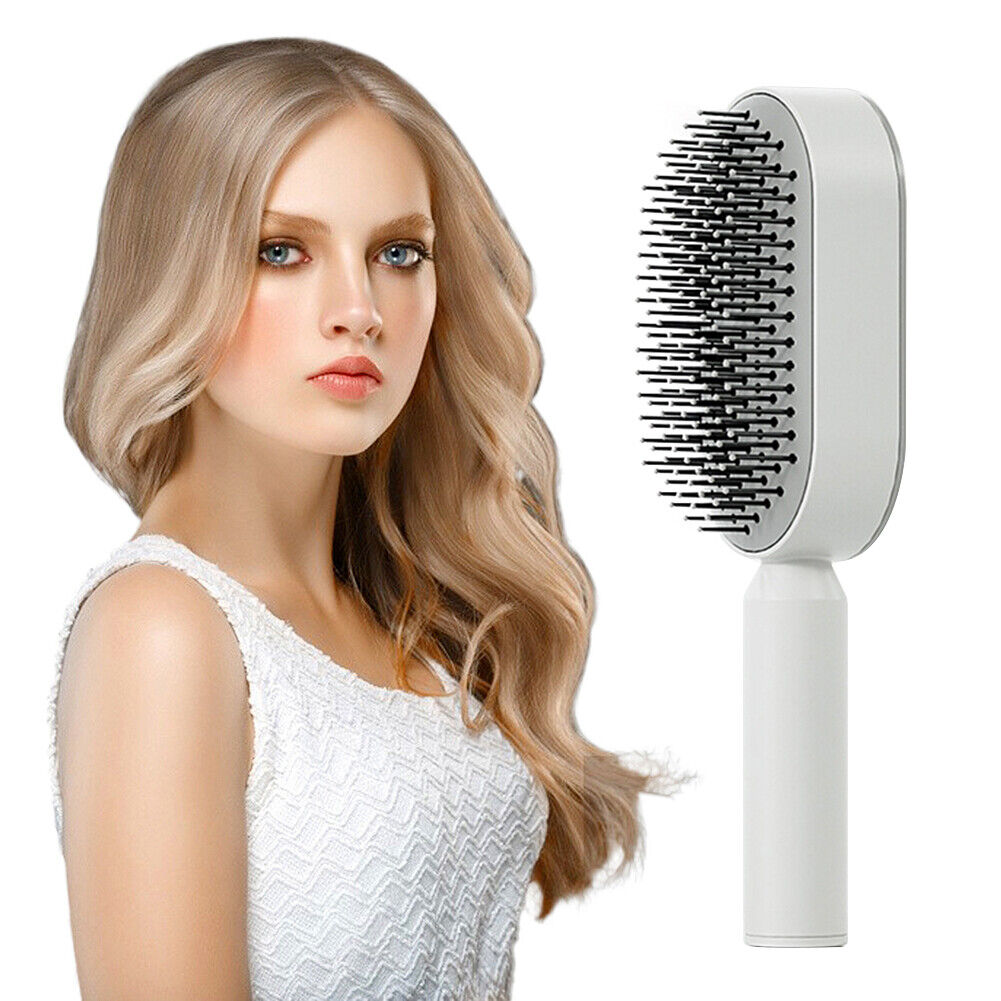 Escova de Cabelo Autolimpante