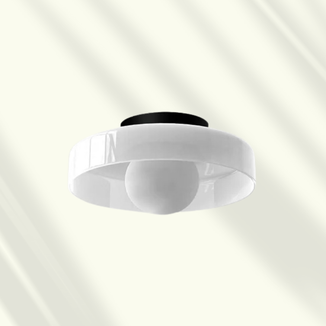 Luminária de Teto LED Moderna | Lustre de Sobrepor Estiloso