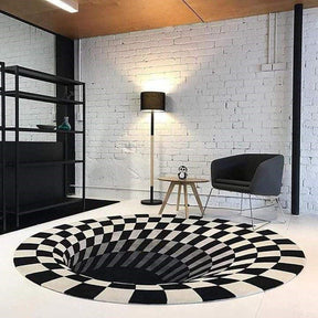 Tapete com Ilusão de Vórtice 3D