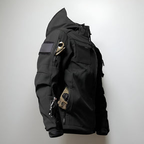 Men's Tactical Outdoor Jacket Pants Rugged Multi Pocket Hooded