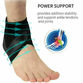 Suporte de Compressão para Tornozelo - Tipo Brace X-Wrap