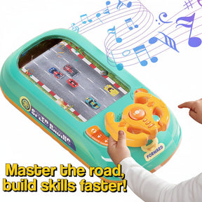 Brinquedo Volante Interativo para Console de Jogo de Corrida