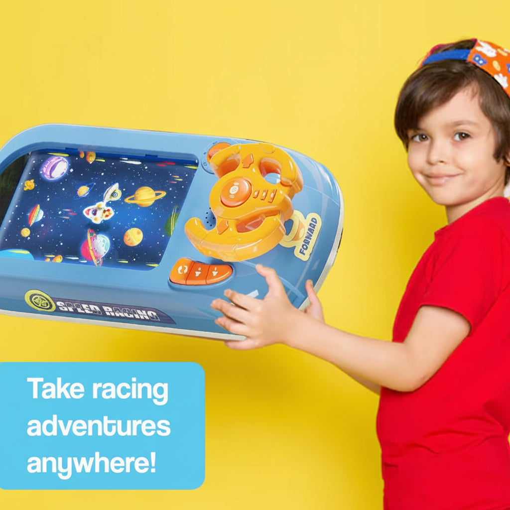Brinquedo Volante Interativo para Console de Jogo de Corrida