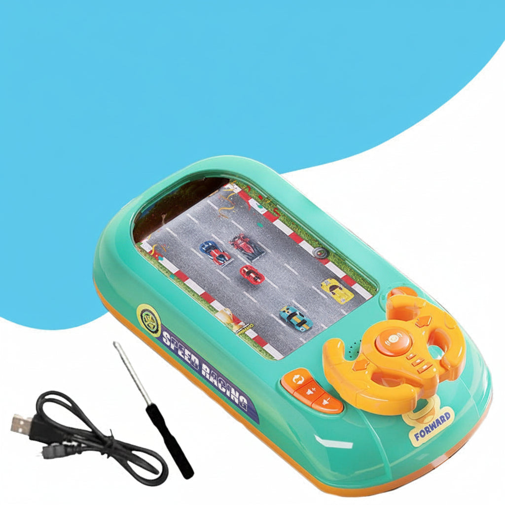 Brinquedo Volante Interativo para Console de Jogo de Corrida