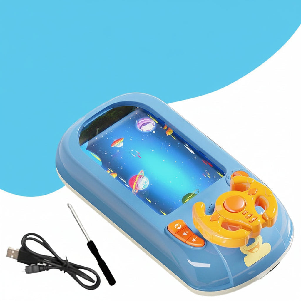 Brinquedo Volante Interativo para Console de Jogo de Corrida