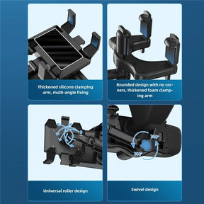 Rearview Mirror Phone Holder