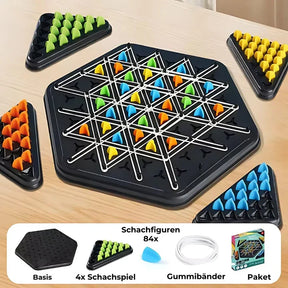 Triangle Strategy Board Game – 2-4 Players & Fun Family Brain Teaser
