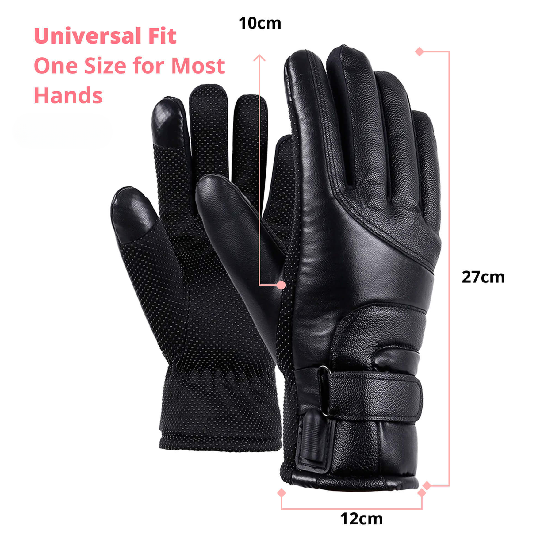 Luvas Aquecidas Femininas – Luvas de Inverno Térmicas, Impermeáveis e Recarregáveis via USB