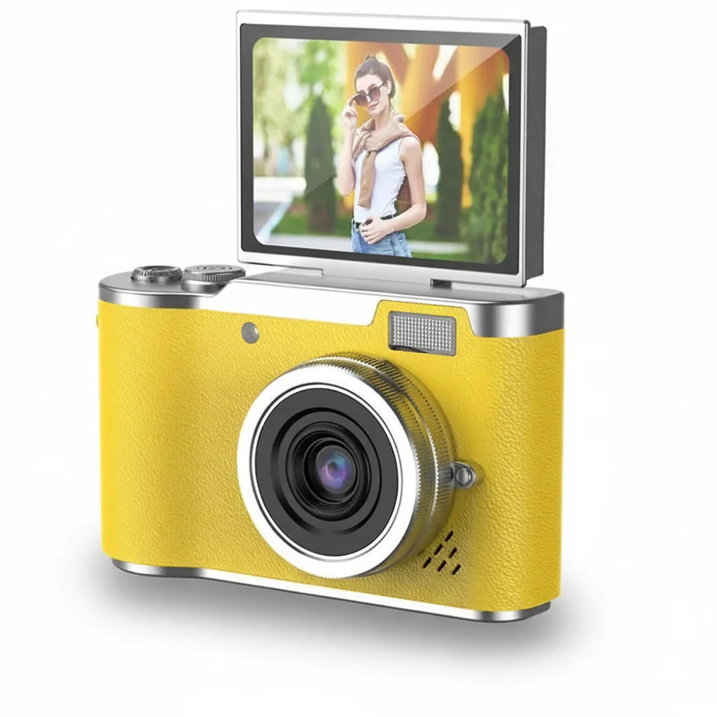 Câmera Digital 4K com Tela Articulada, 48MP, Zoom 8X, Foto e Vídeo Compacta