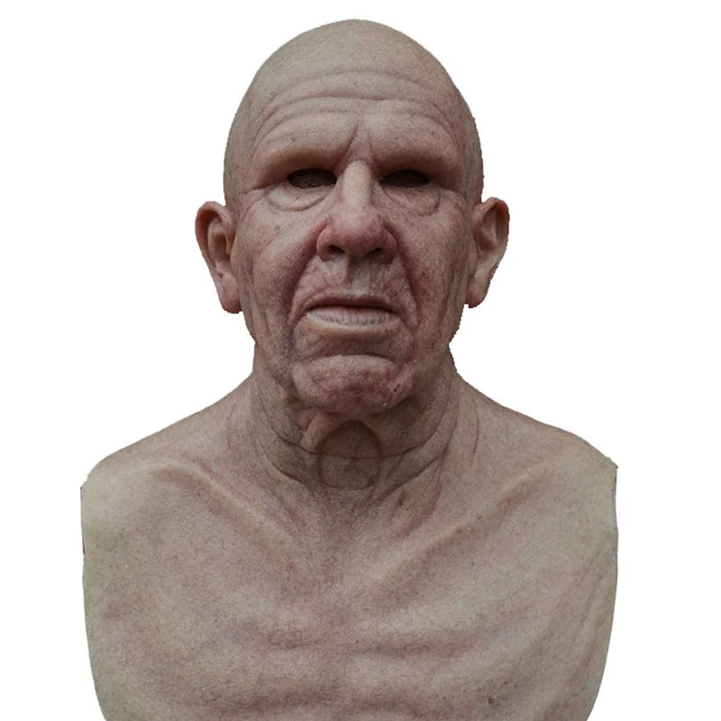 Realistic Full Face Latex Halloween Mask – Cosplay & Costume Wear
