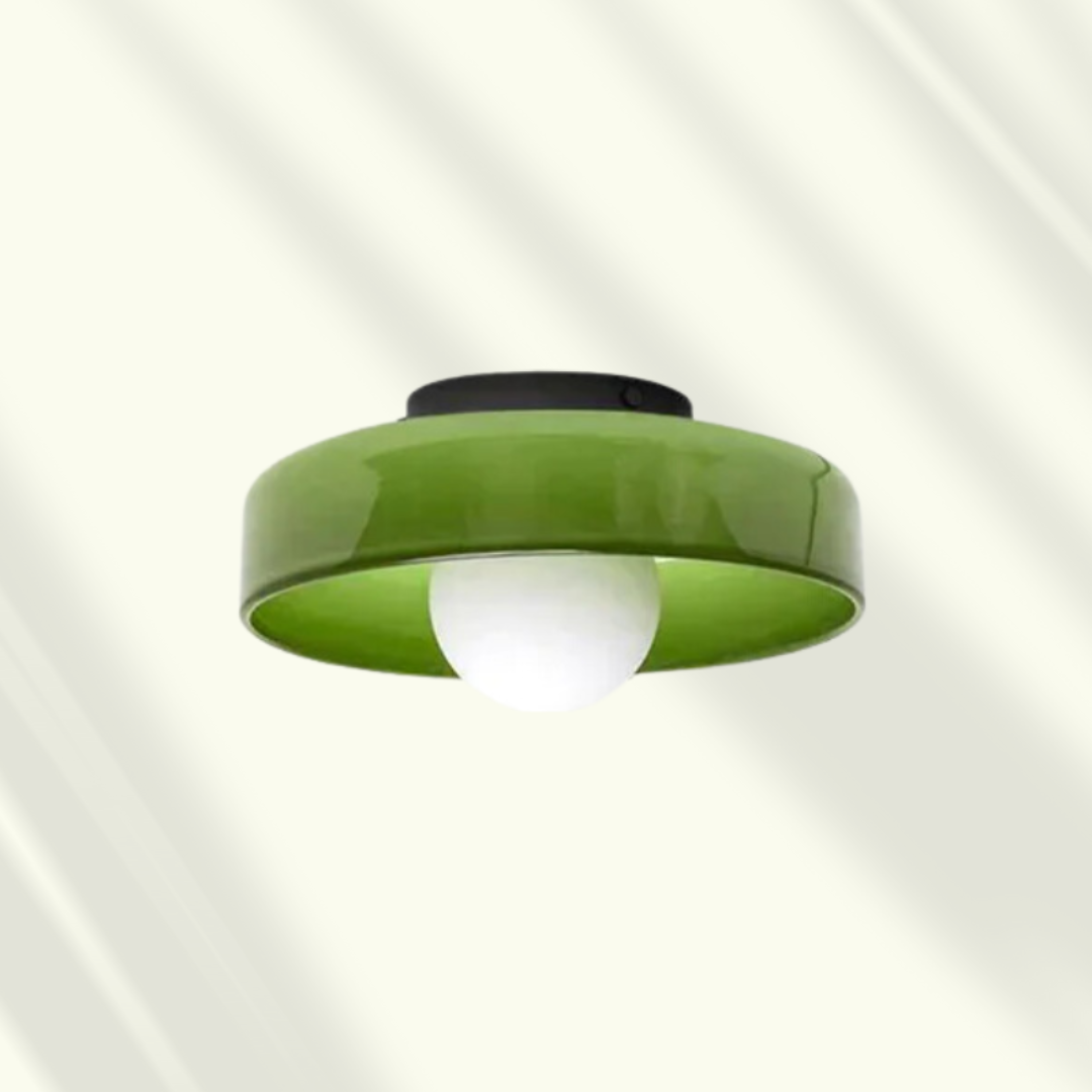 Luminária de Teto LED Moderna | Lustre de Sobrepor Estiloso