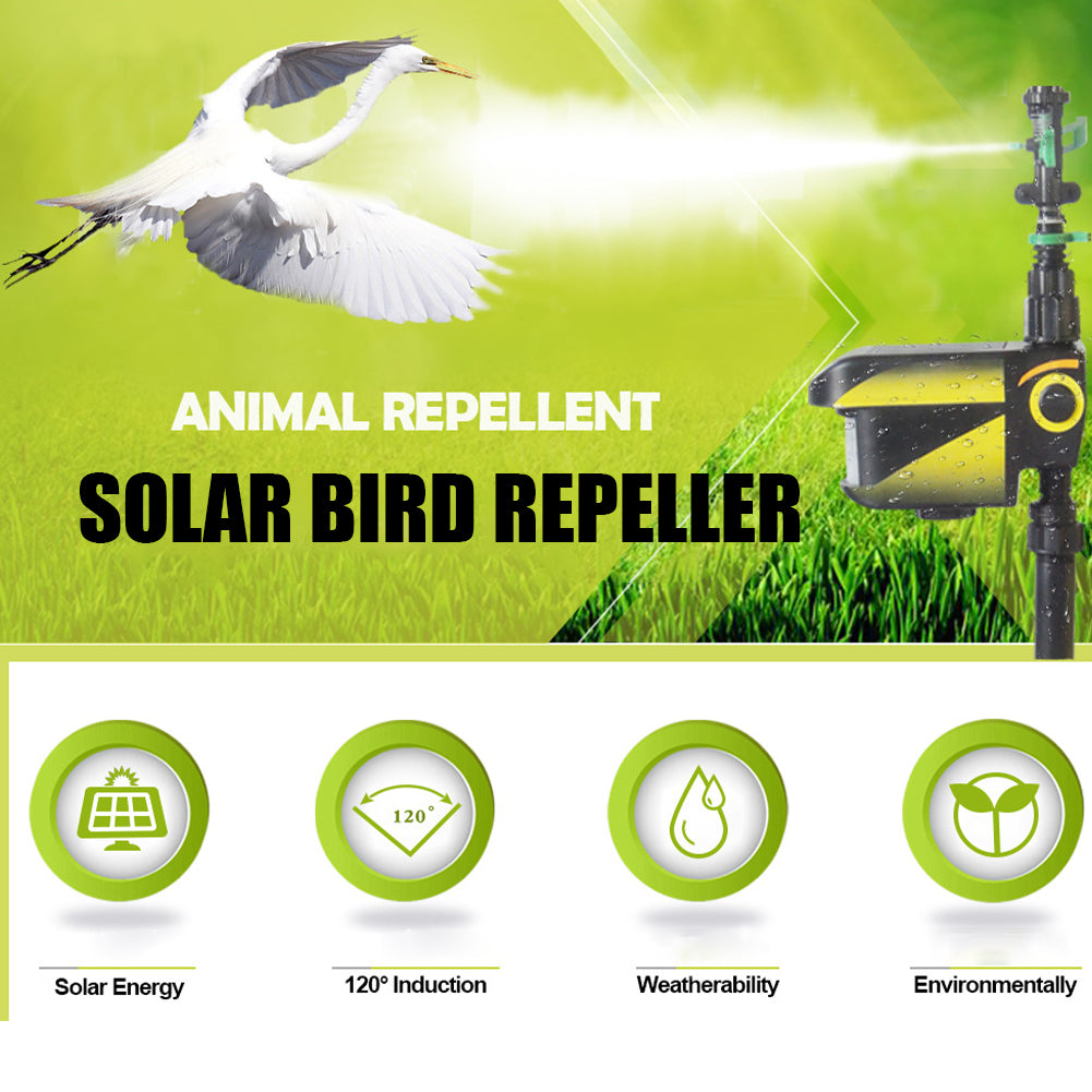 Aspersor Ativado por Movimento com Energia Solar para Cervos - Afaste os Cervos