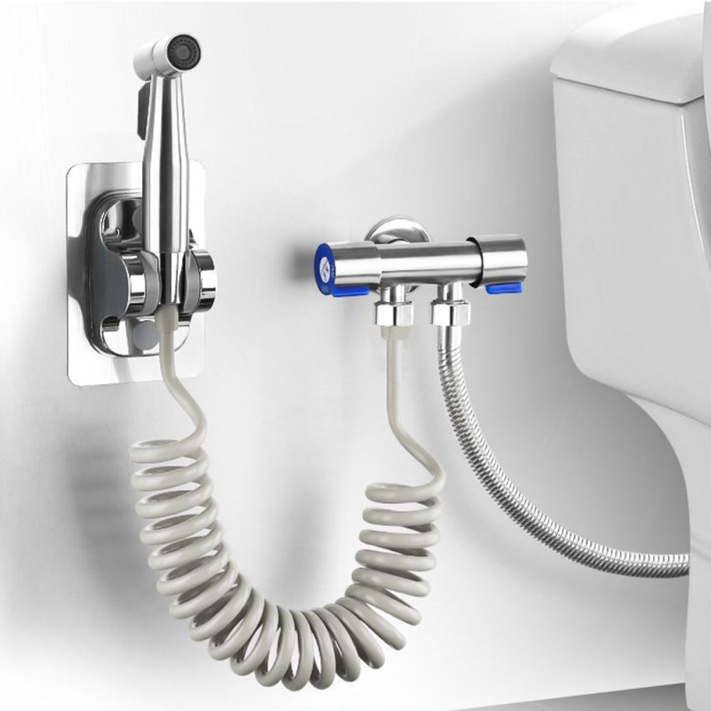 Ducha Higiênica Portátil de Alta Pressão com Autolimpeza